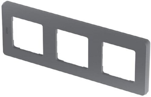 Рамка универсальная Legrand Inspiria 3-м. дымчатый фото Рамка универсальная Legrand Inspiria 3-м. дымчатый картинка